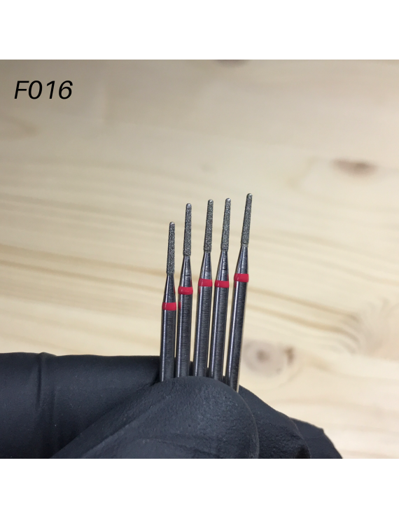 MANPED Nail Drill Bit "Rounded Cone" 1.2mm RED- F016