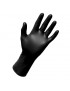 "S" Black Gloves WITHOUT Powder, 100 pcs.