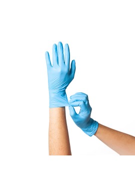 "M" Blue Gloves WITHOUT Powder, 100 pcs.