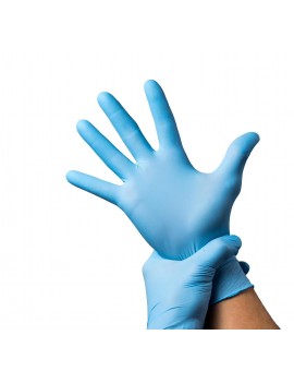"L" Blue Gloves WITHOUT Powder, 100 pcs.
