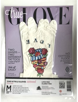 TrueGlove "S" White Nitrile glove